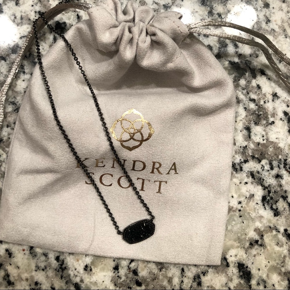 Kendra Scott Elisa Necklace - Gunmetal